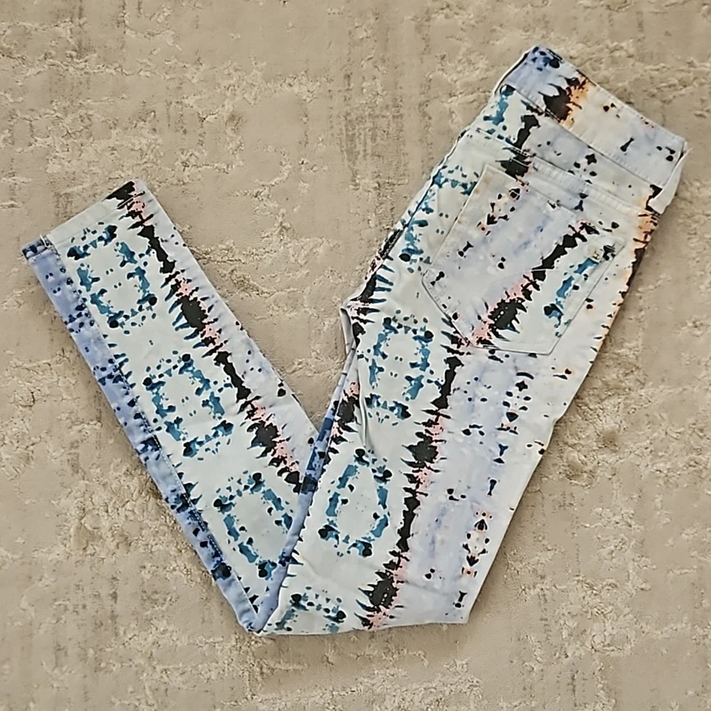 BRAND NEW GIRL'S JOE'S JEANS PANTS TIE DYE SKINNY JEANS SZ 8 $60